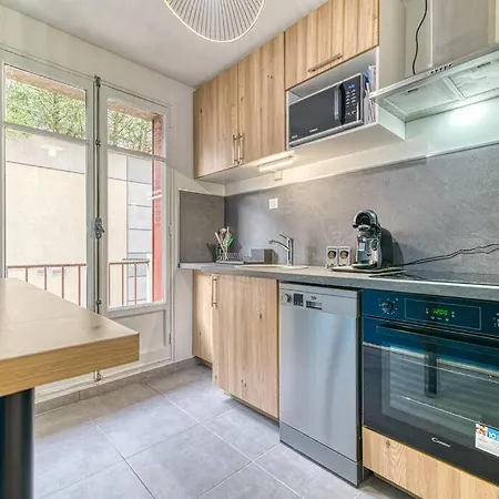 T3 Grand Confort: 2 - Wifi Fibre - Balcon Appartement Grenoble